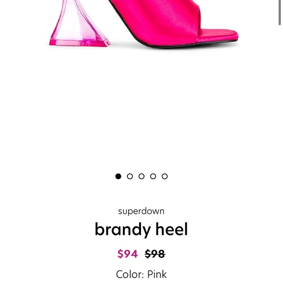 superdown brandy heel in Pink - Picture 5 of 5